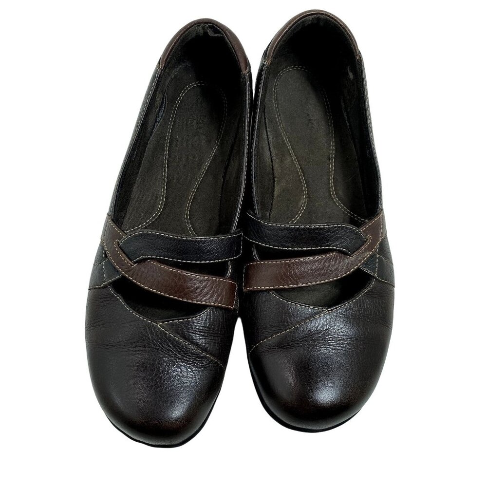 Clarks Bendables Sixty Cruise Criss Cross Mary Jane Shoes 38734 Women's 8.5
